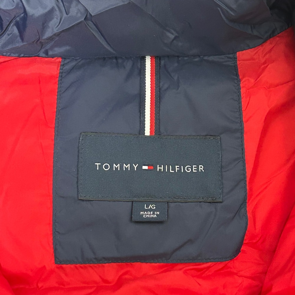 Tommy Hilfiger Vintage 90s Colorblock Puffer Vest PrimaLoft Men's Size L - Picture 3 of 8